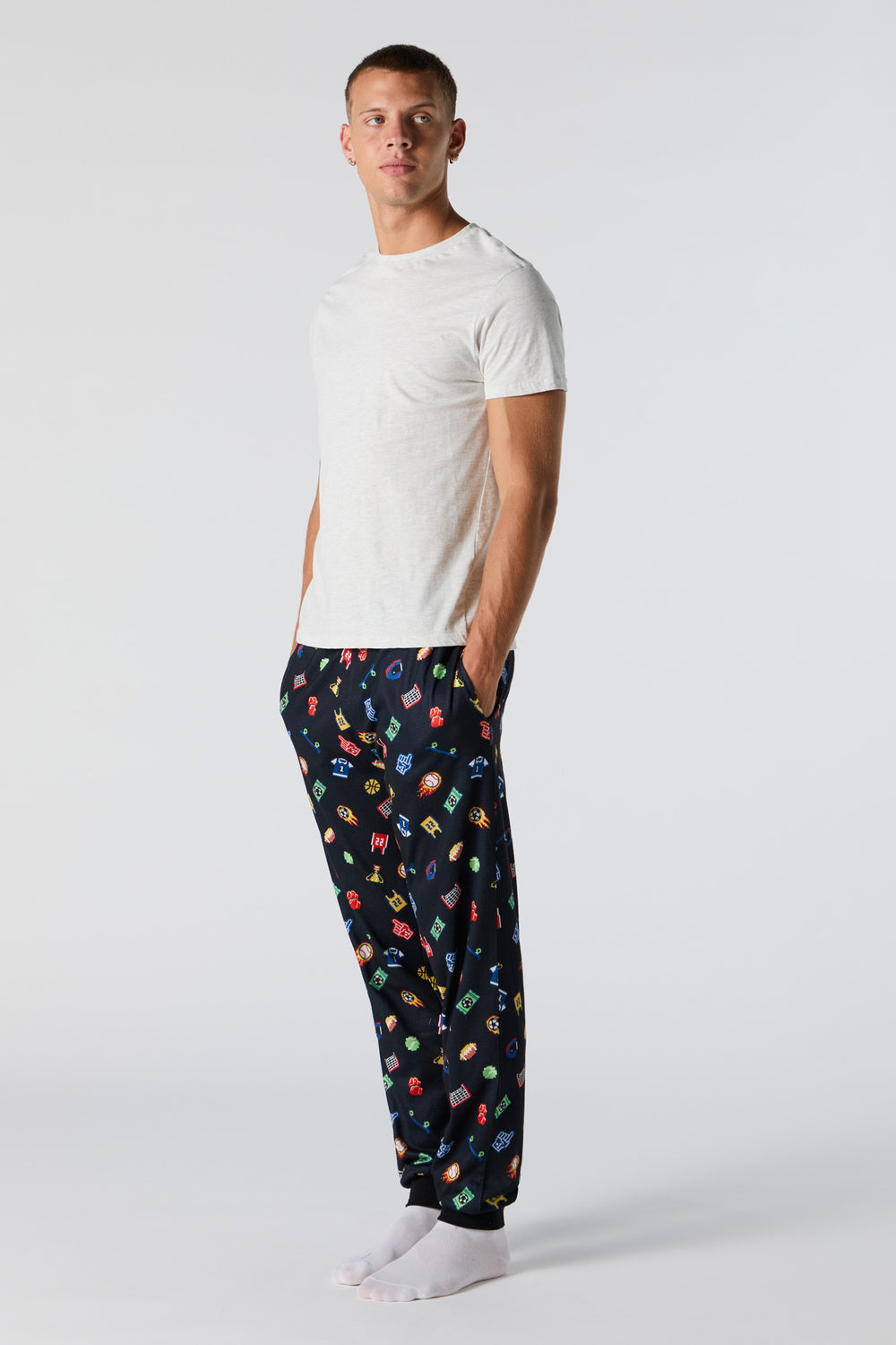 Printed Pajama Jogger Printed Pajama Jogger 5