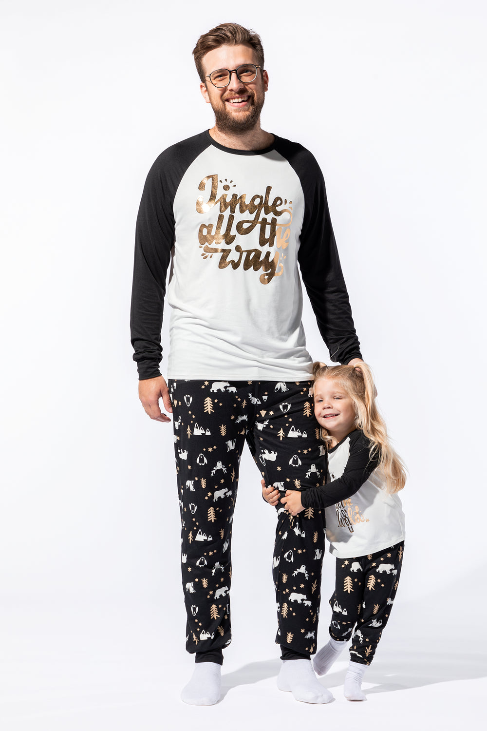 Matching the Family Holiday Tinsel Town 2 Piece Pajama Set Matching the Family Holiday Tinsel Town 2 Piece Pajama Set 1