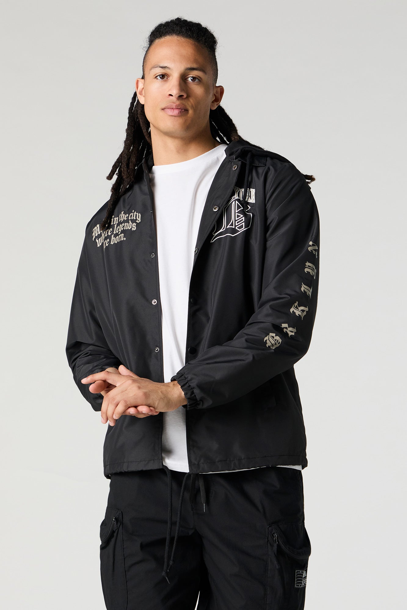 New York Fleece Hood Coach Jacket