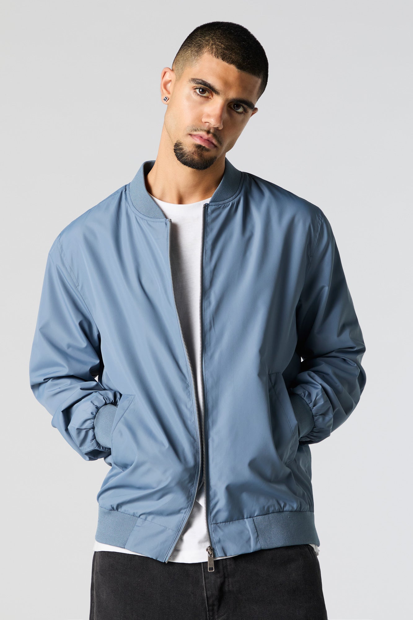 Nylon Bomber Jacket