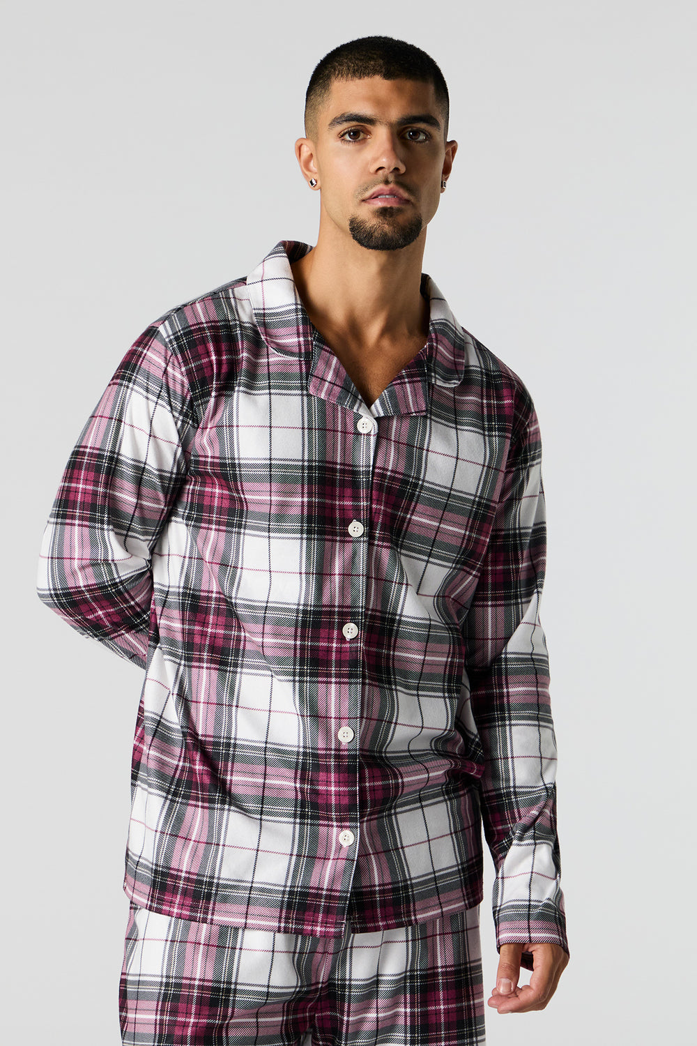 Mens Matching the Family Plaid Flannel 2 Piece Pajama Set Mens Matching the Family Plaid Flannel 2 Piece Pajama Set 3