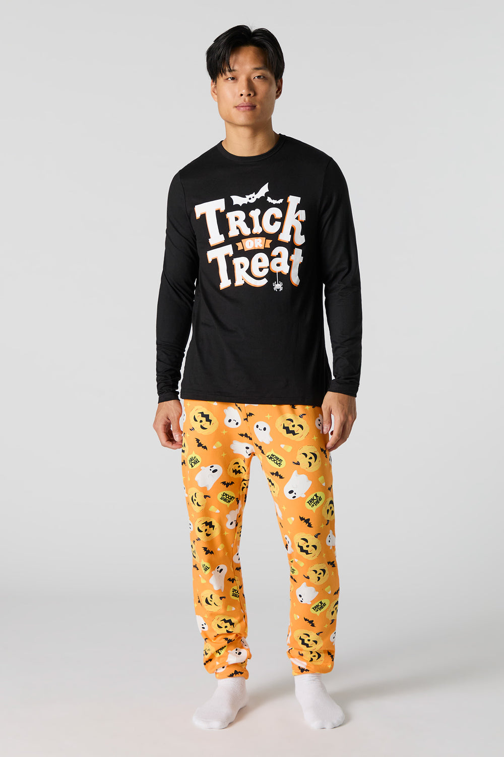 Mens Match the Family Trick or Treat 2 Piece Pajama Set Mens Match the Family Trick or Treat 2 Piece Pajama Set 2