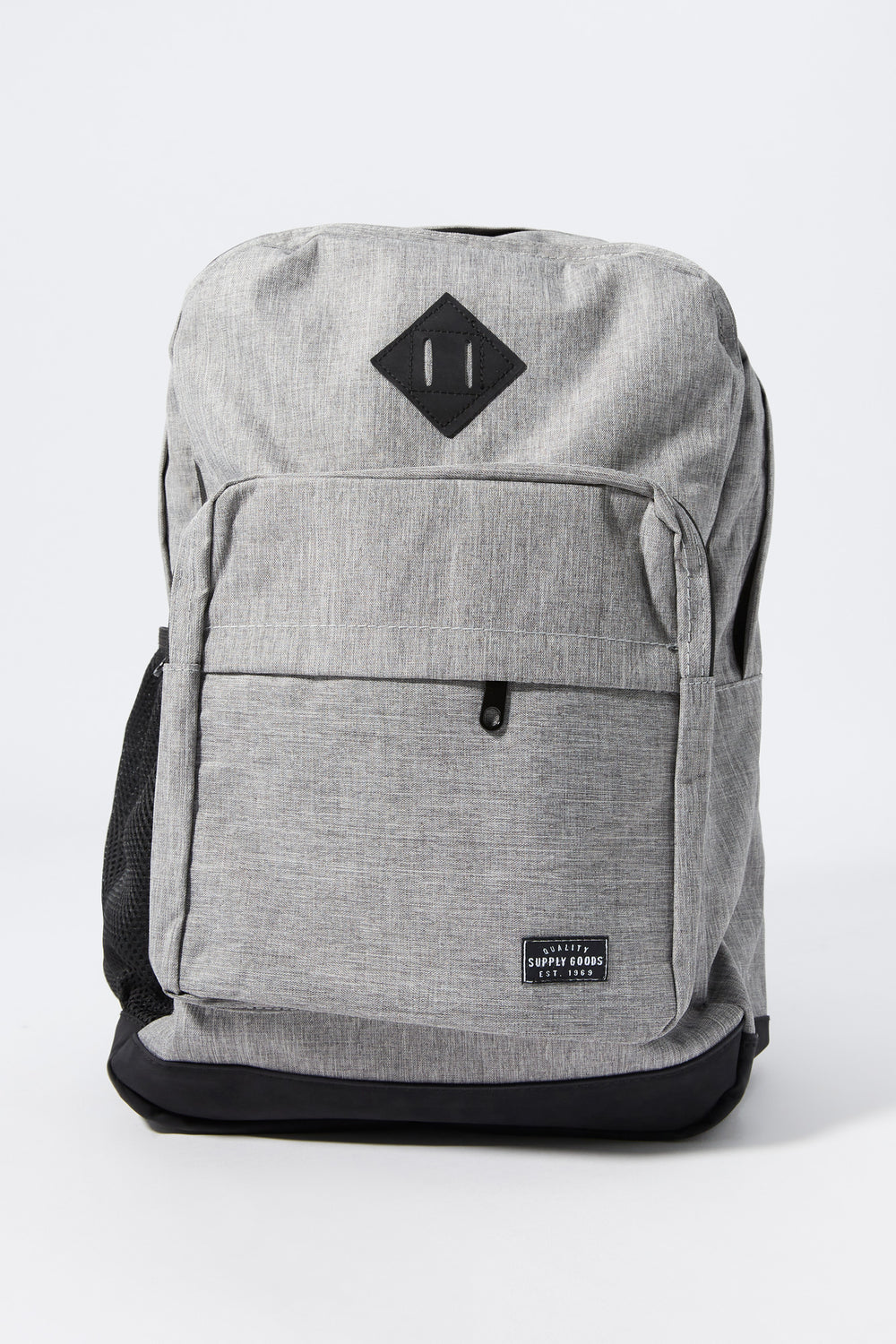 Heather Grey Multi Compartment Backpack Heather Grey Multi Compartment Backpack 1