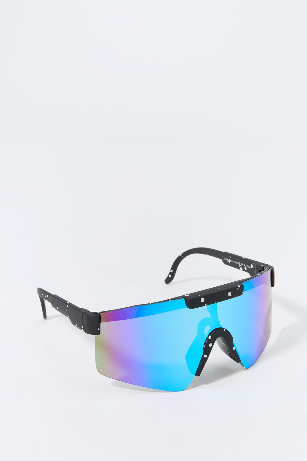 Paint Splatter Print Tinted Shield Sunglasses Paint Splatter Print Tinted Shield Sunglasses 5