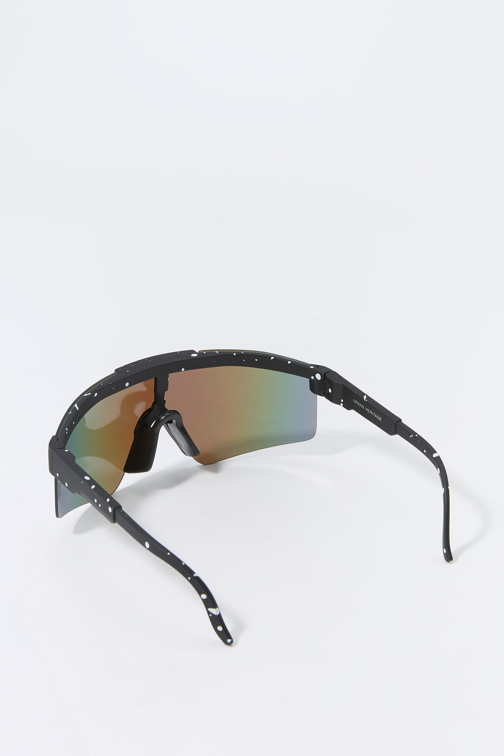 Paint Splatter Print Tinted Shield Sunglasses Paint Splatter Print Tinted Shield Sunglasses 6