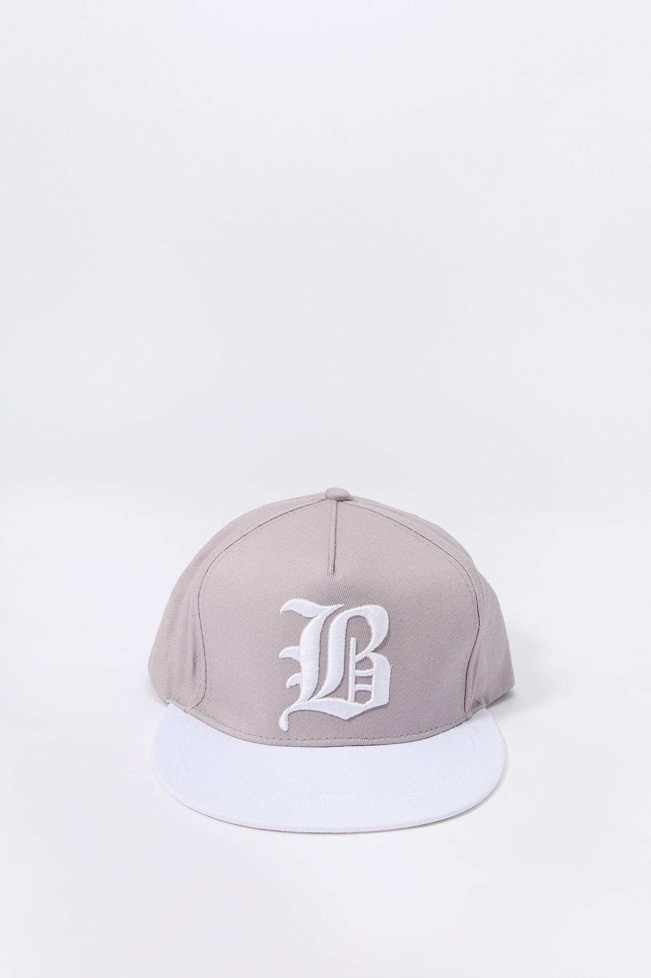 Boston Embroidered Two Tone Snapback Hat