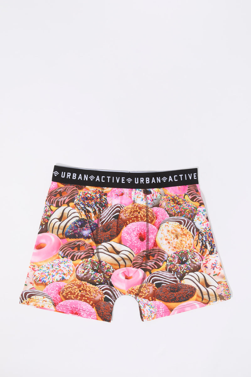 Donut Print Boxer Brief