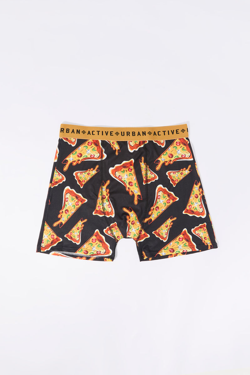 Pizza Print Boxer Brief