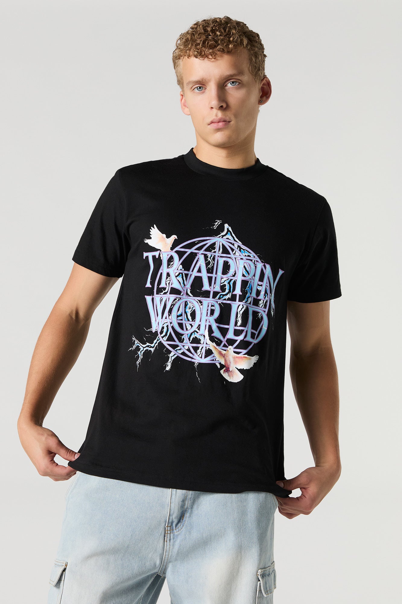 Trappin World Graphic T-Shirt