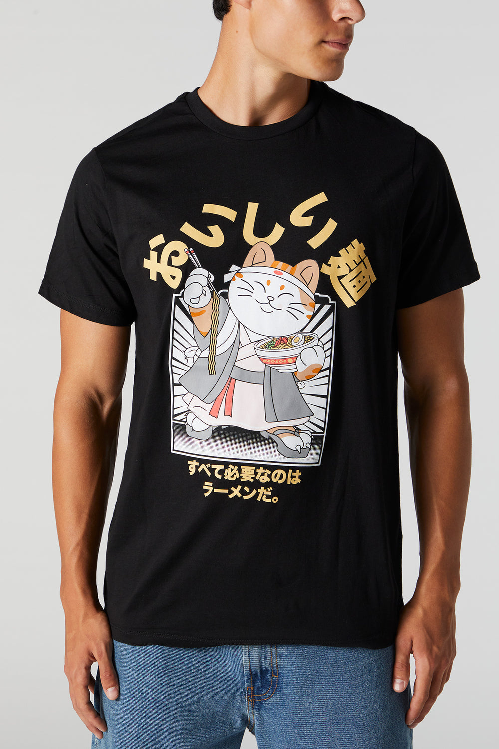 Noodle Cat Graphic T-Shirt Noodle Cat Graphic T-Shirt 2