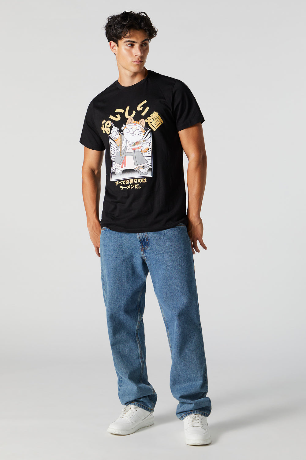 Noodle Cat Graphic T-Shirt Noodle Cat Graphic T-Shirt 4
