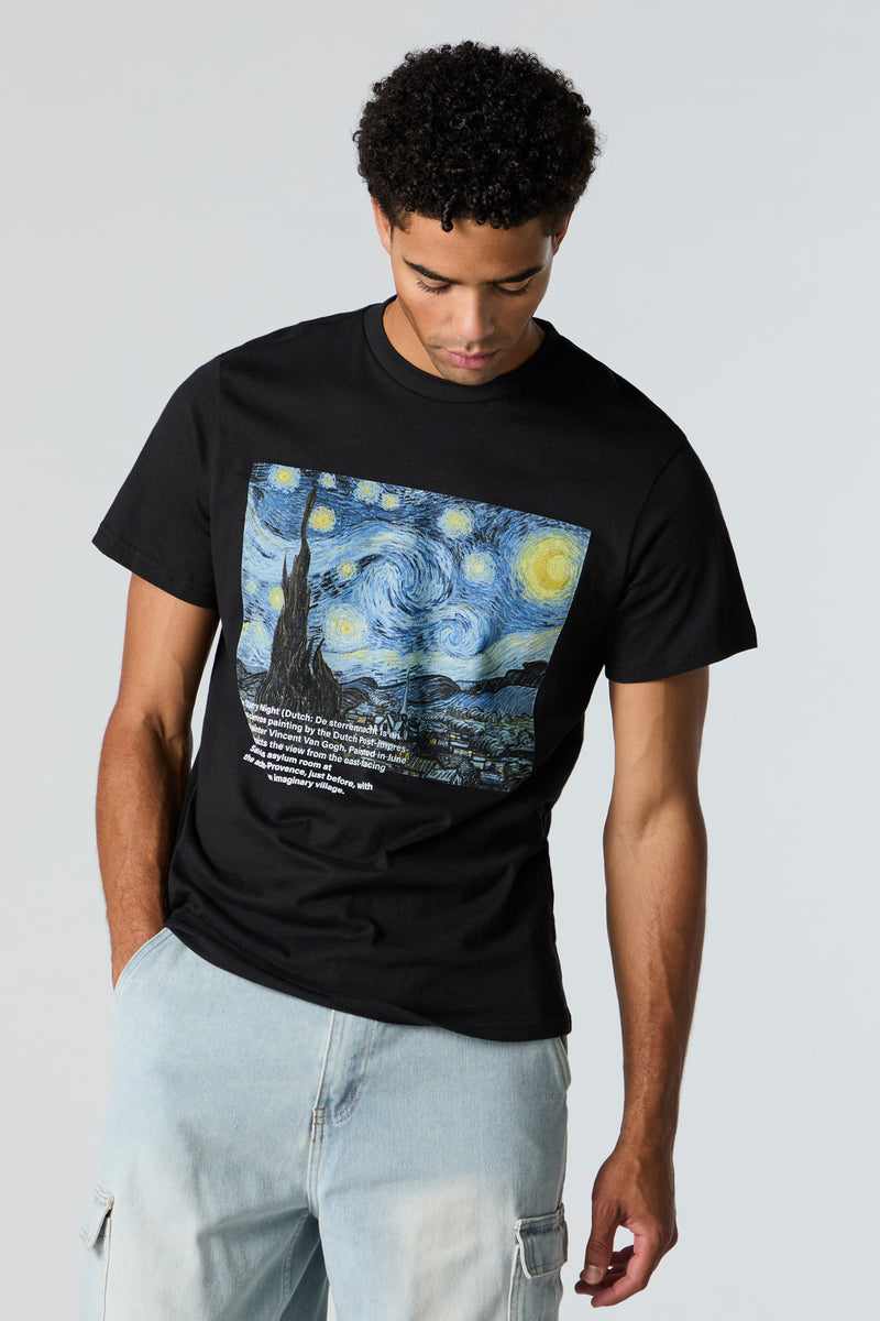 Starry Night Graphic T-Shirt