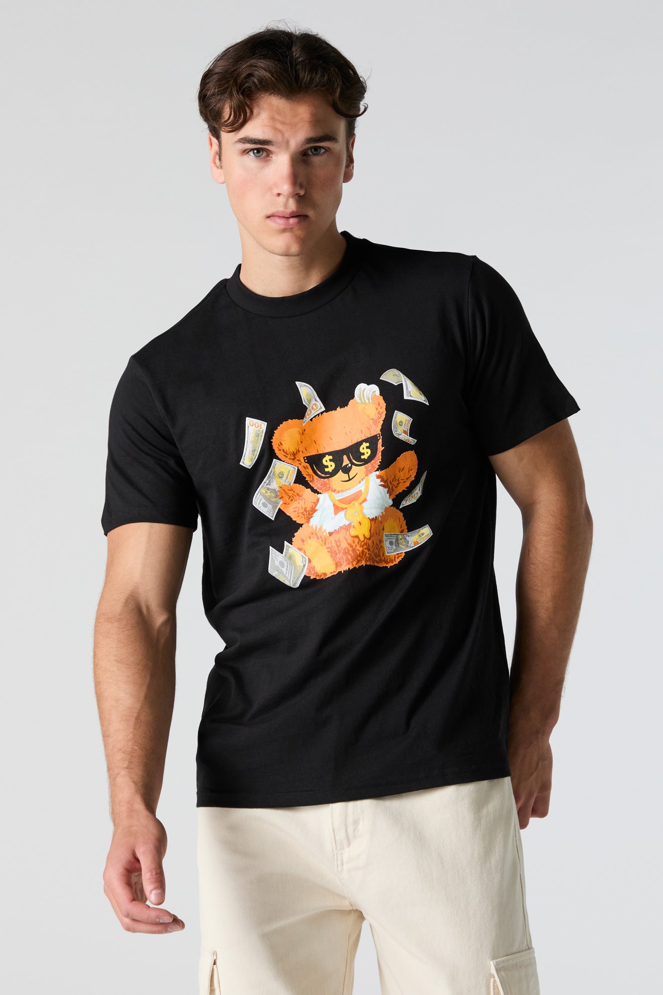 Money Bear Graphic T-Shirt