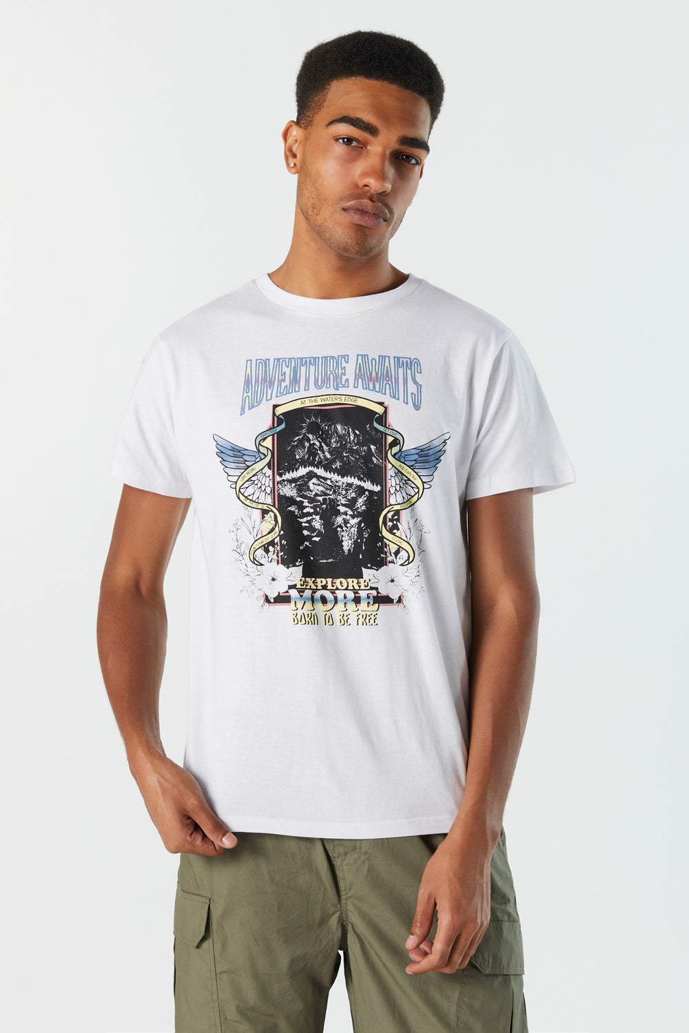 Adventure Awaits Graphic T-Shirt Adventure Awaits Graphic T-Shirt 1