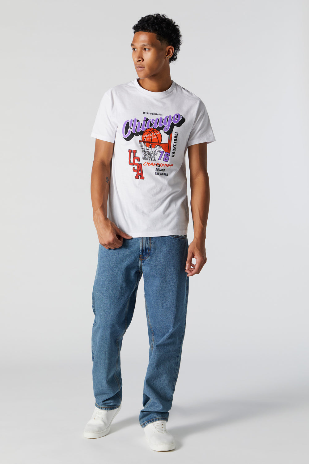 Chicago Basketball Graphic T-Shirt Chicago Basketball Graphic T-Shirt 3