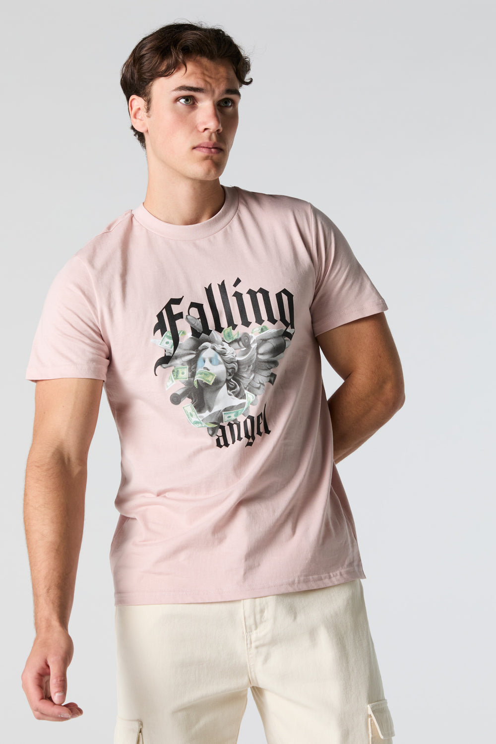 Falling Angel Graphic T-Shirt Falling Angel Graphic T-Shirt 1