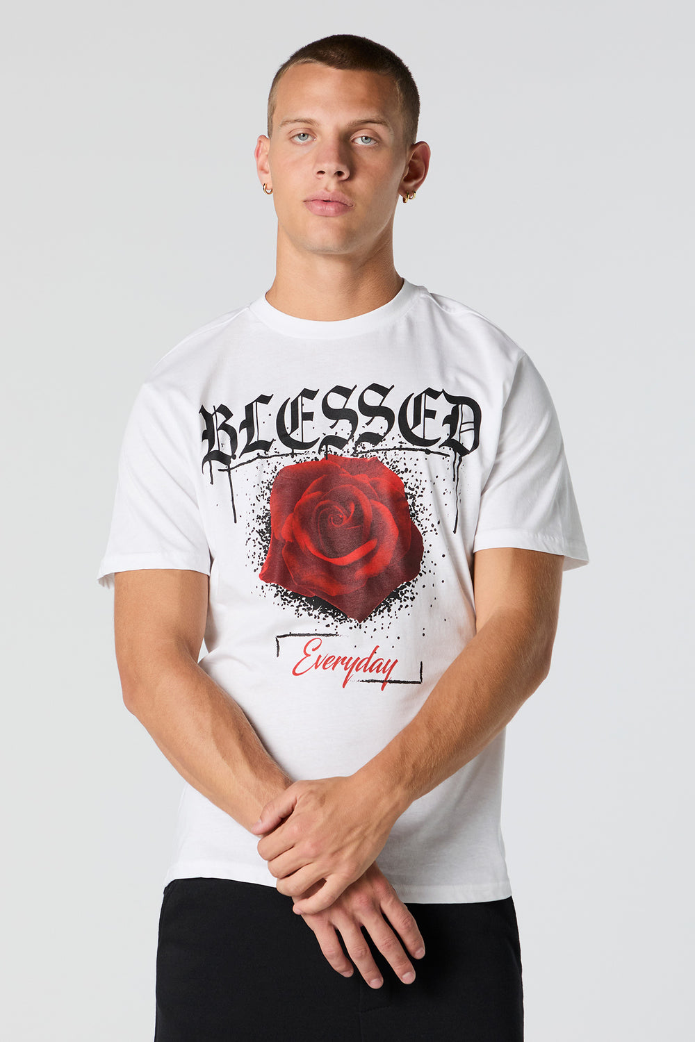 Blessed Rose Graphic T-Shirt Blessed Rose Graphic T-Shirt 1