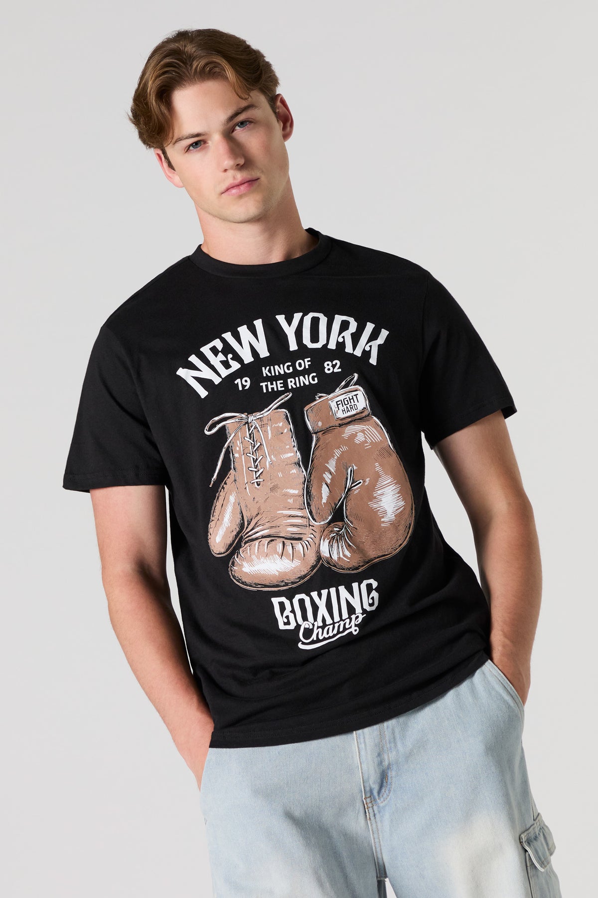 New York Boxing Graphic T-Shirt