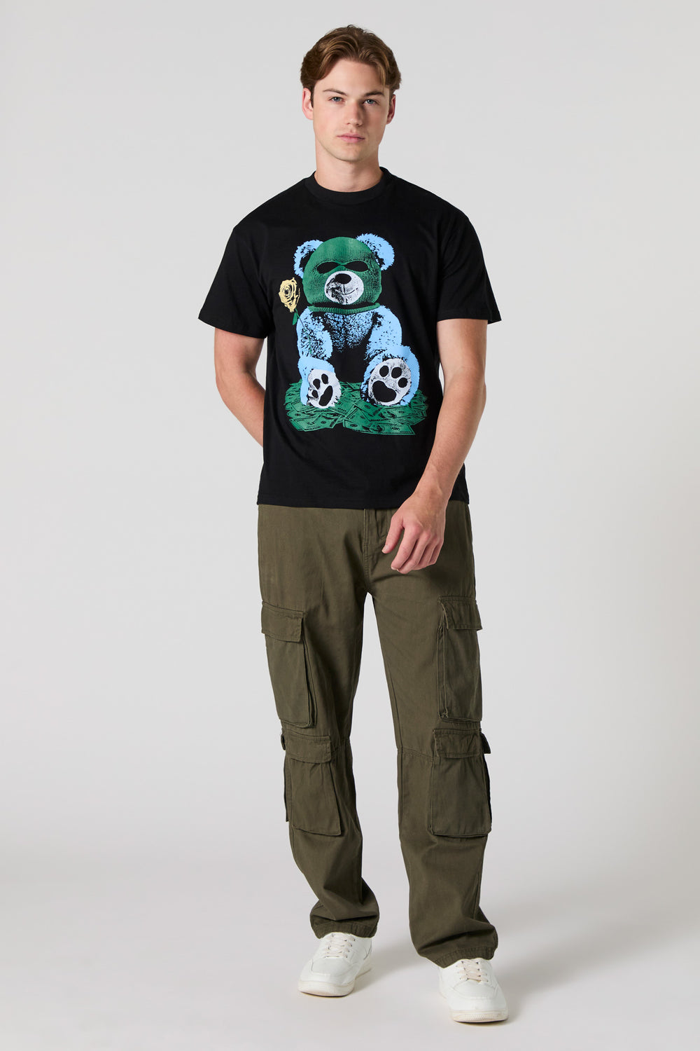 Masked Bear Graphic T-Shirt Masked Bear Graphic T-Shirt 2