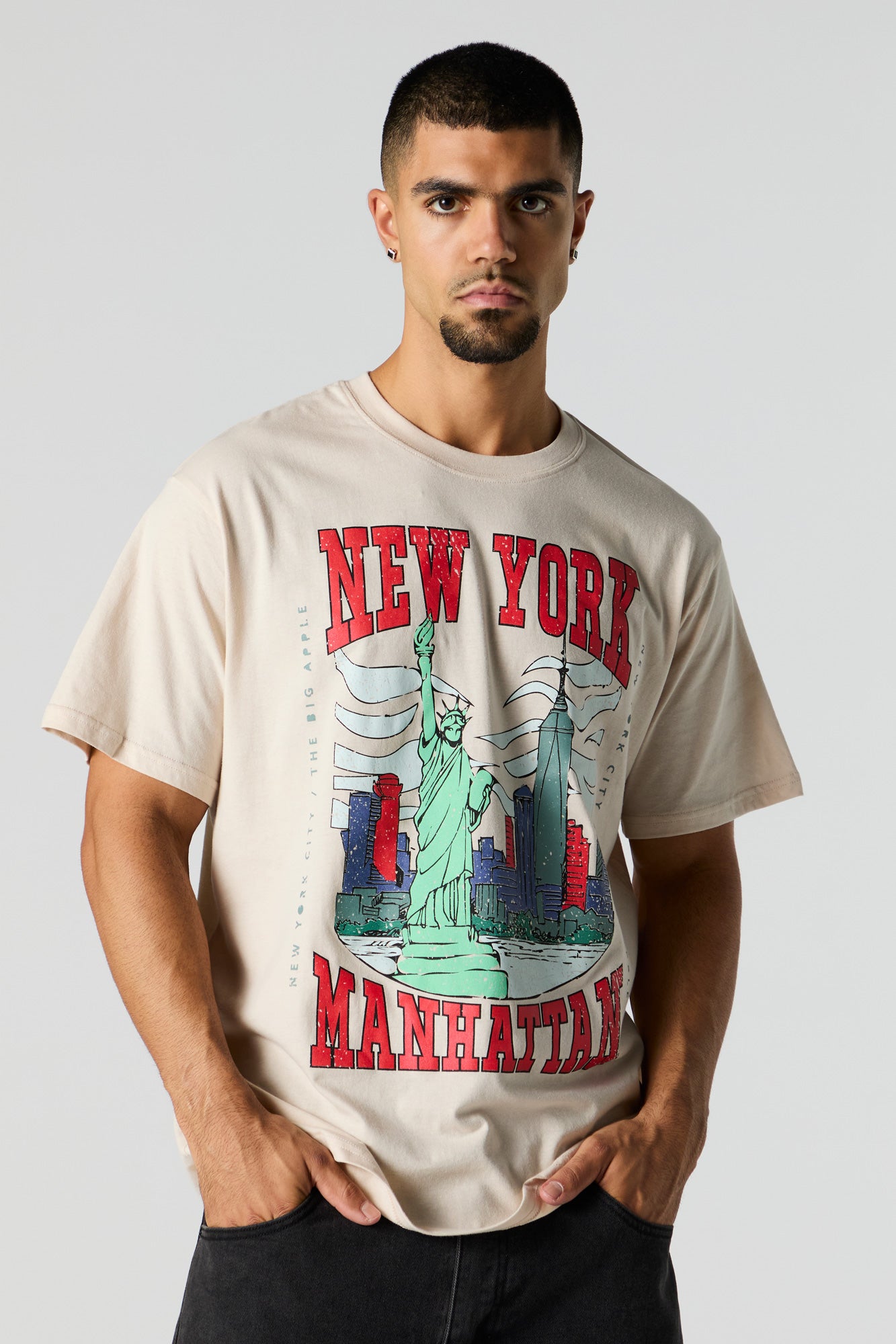 New York Manhattan Graphic T-Shirt