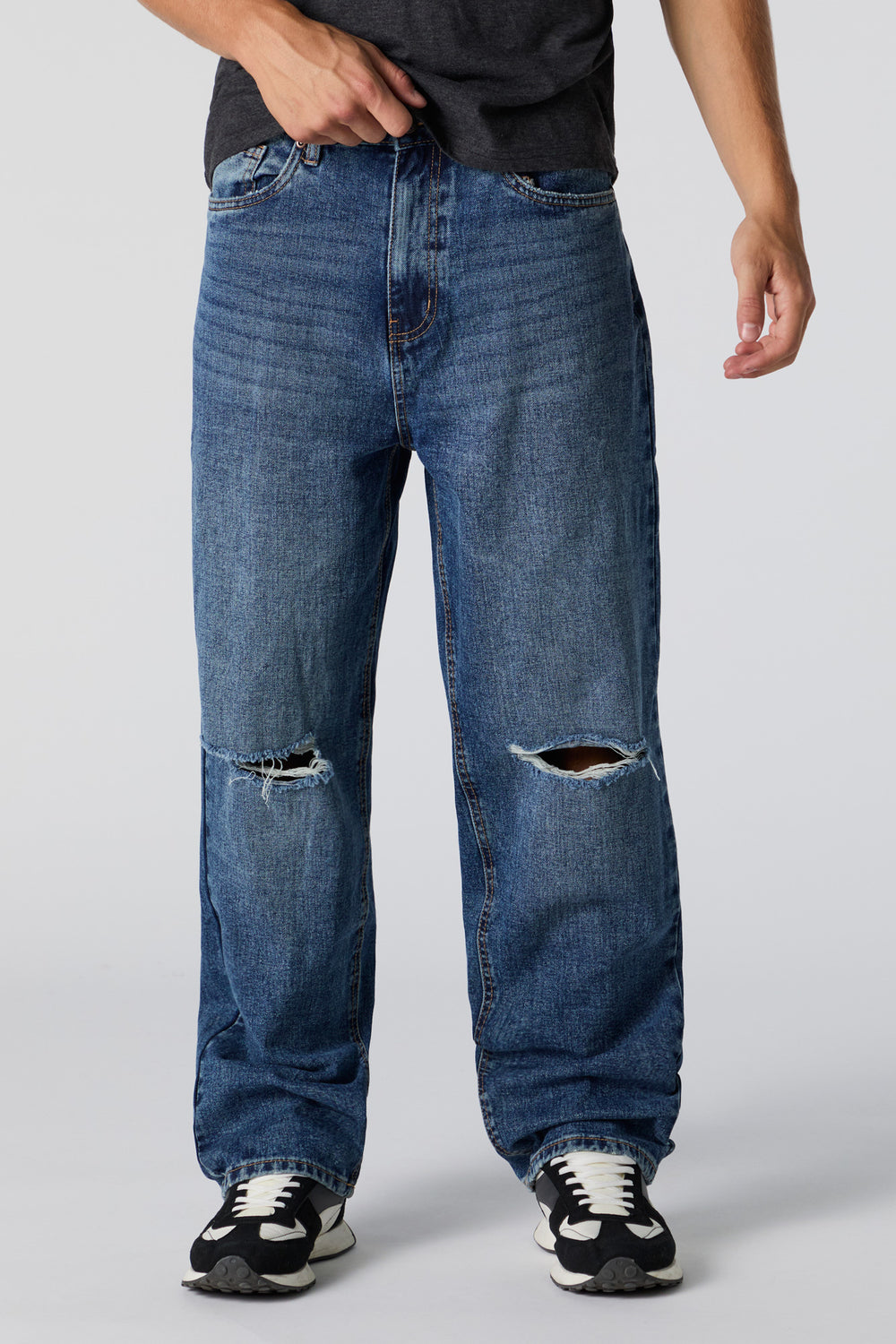 Baggy Distressed Jean Baggy Distressed Jean 1