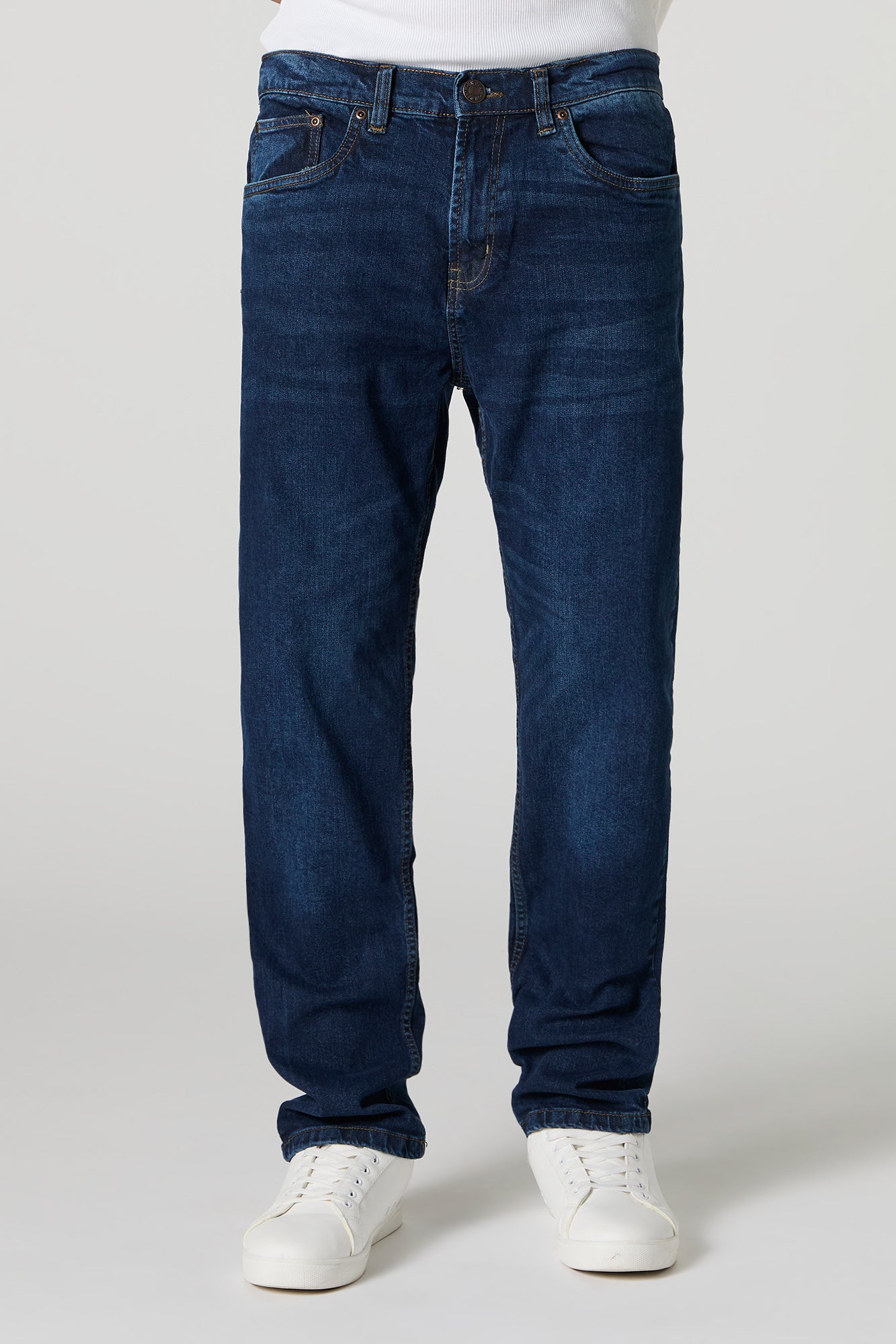 Dark Wash Straight Leg Jean