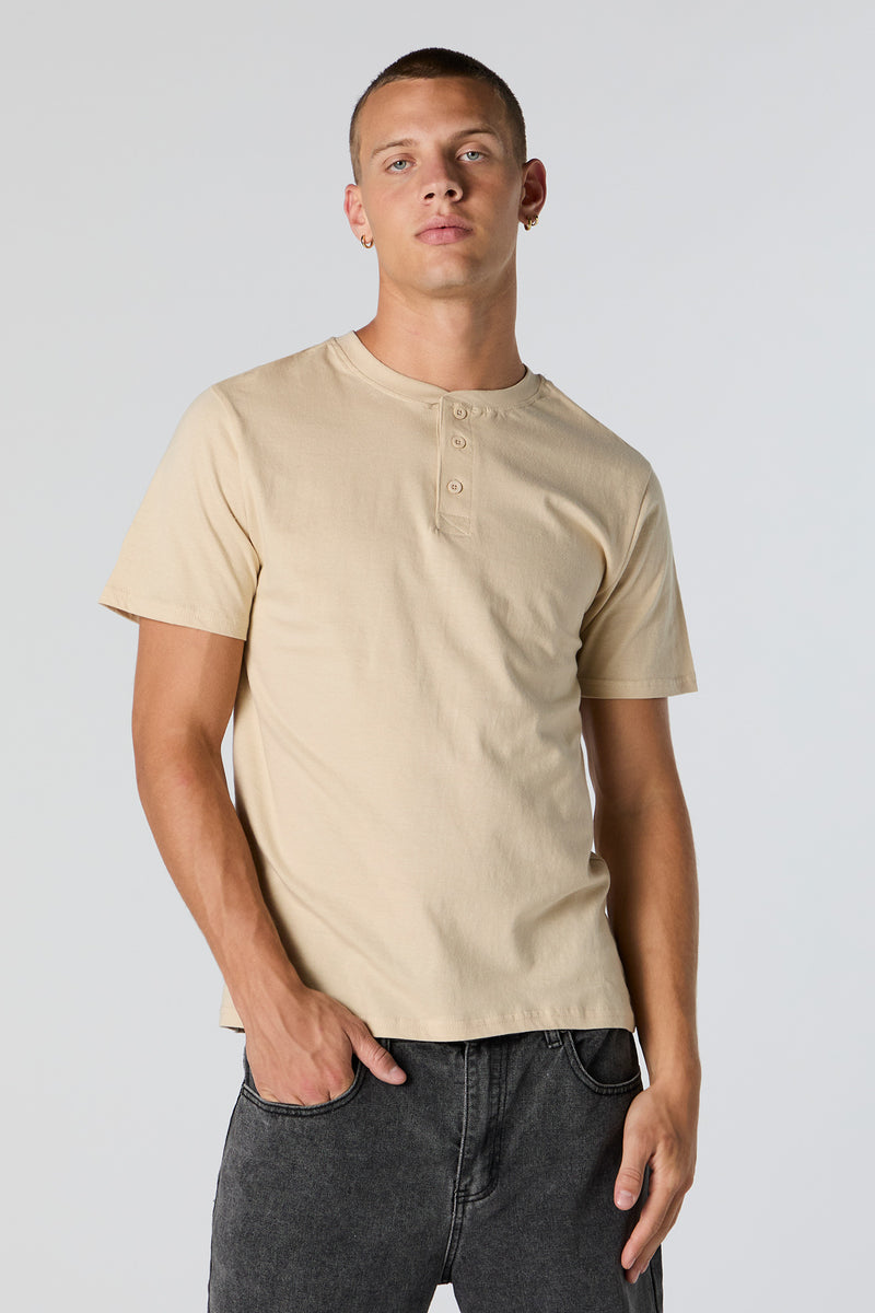 Solid Henley T-Shirt