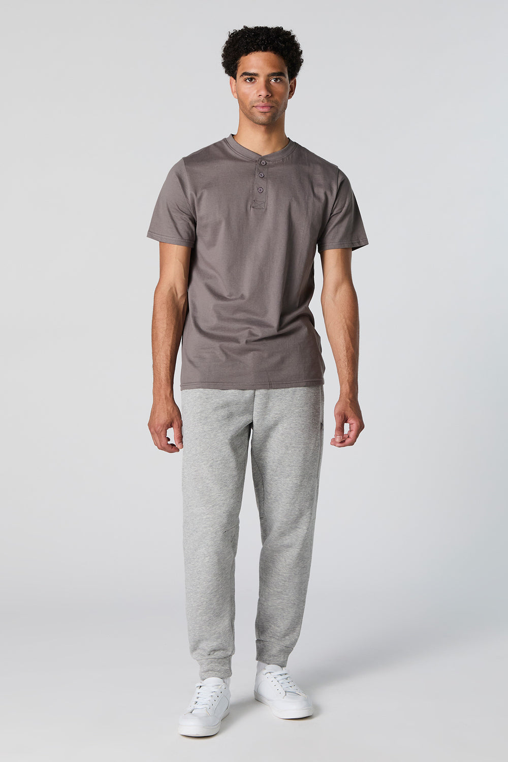 Solid Henley T-Shirt Solid Henley T-Shirt 9