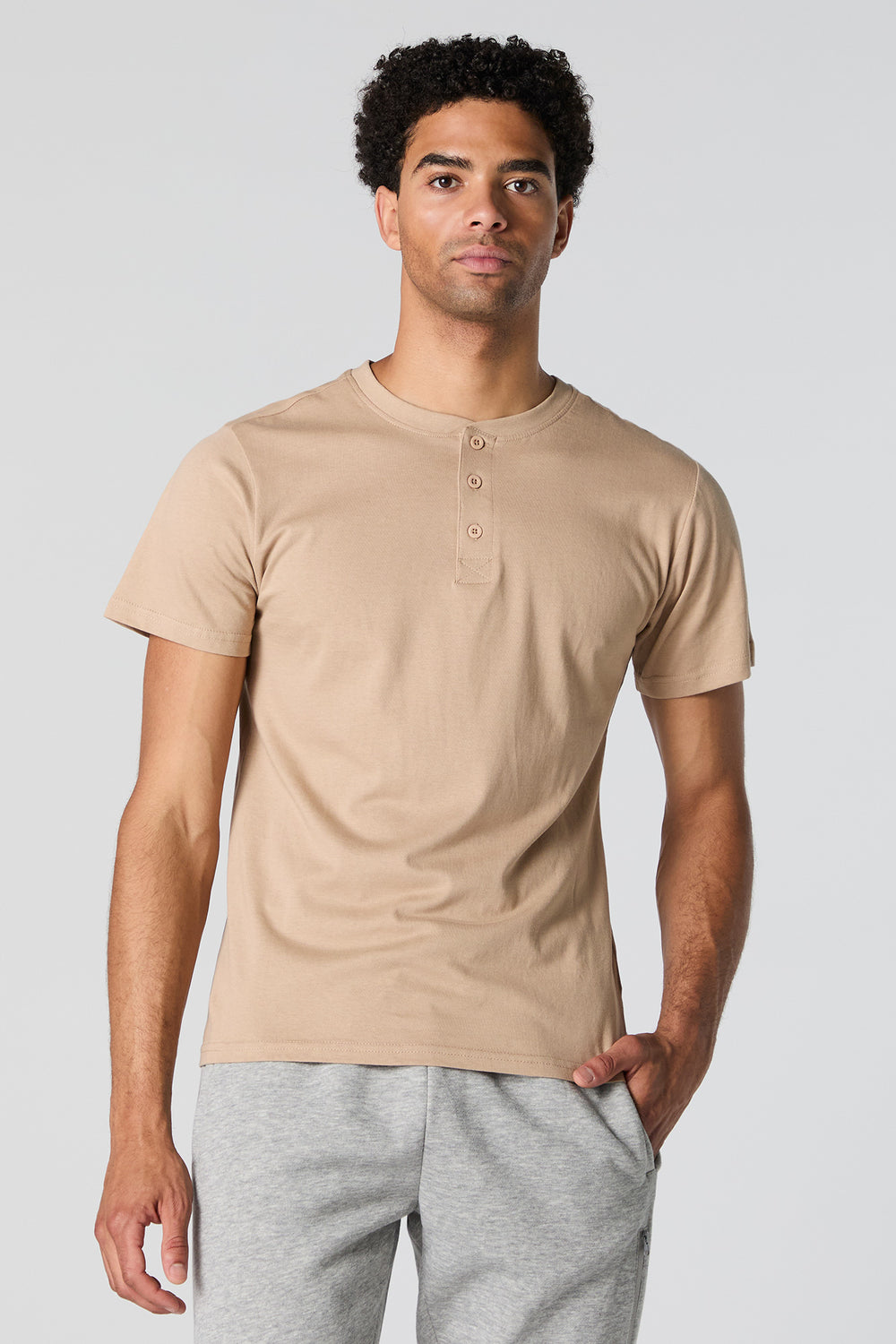 Solid Henley T-Shirt Solid Henley T-Shirt 13