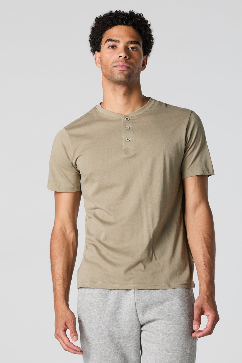 Solid Henley T-Shirt Solid Henley T-Shirt 16