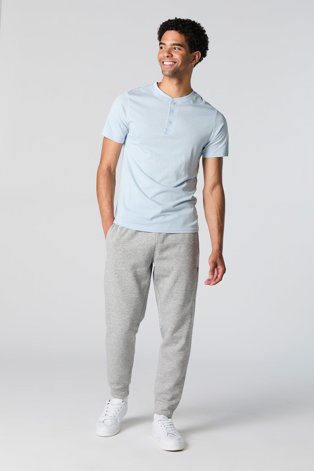 Solid Henley T-Shirt Solid Henley T-Shirt 21