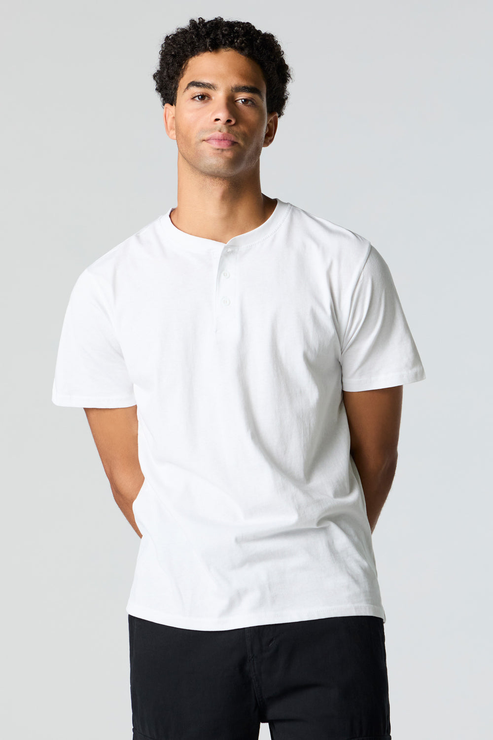 Solid Henley T-Shirt Solid Henley T-Shirt 10