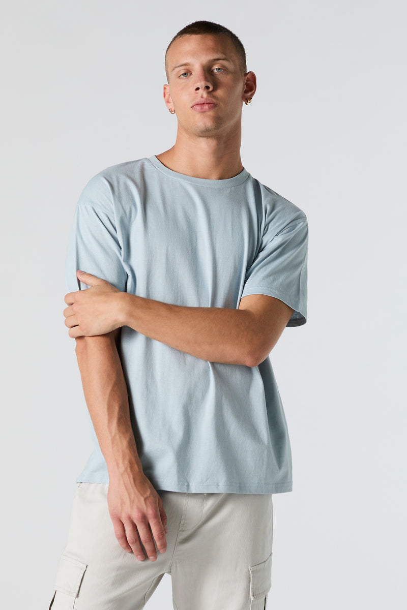 Solid Relaxed Crewneck T-Shirt