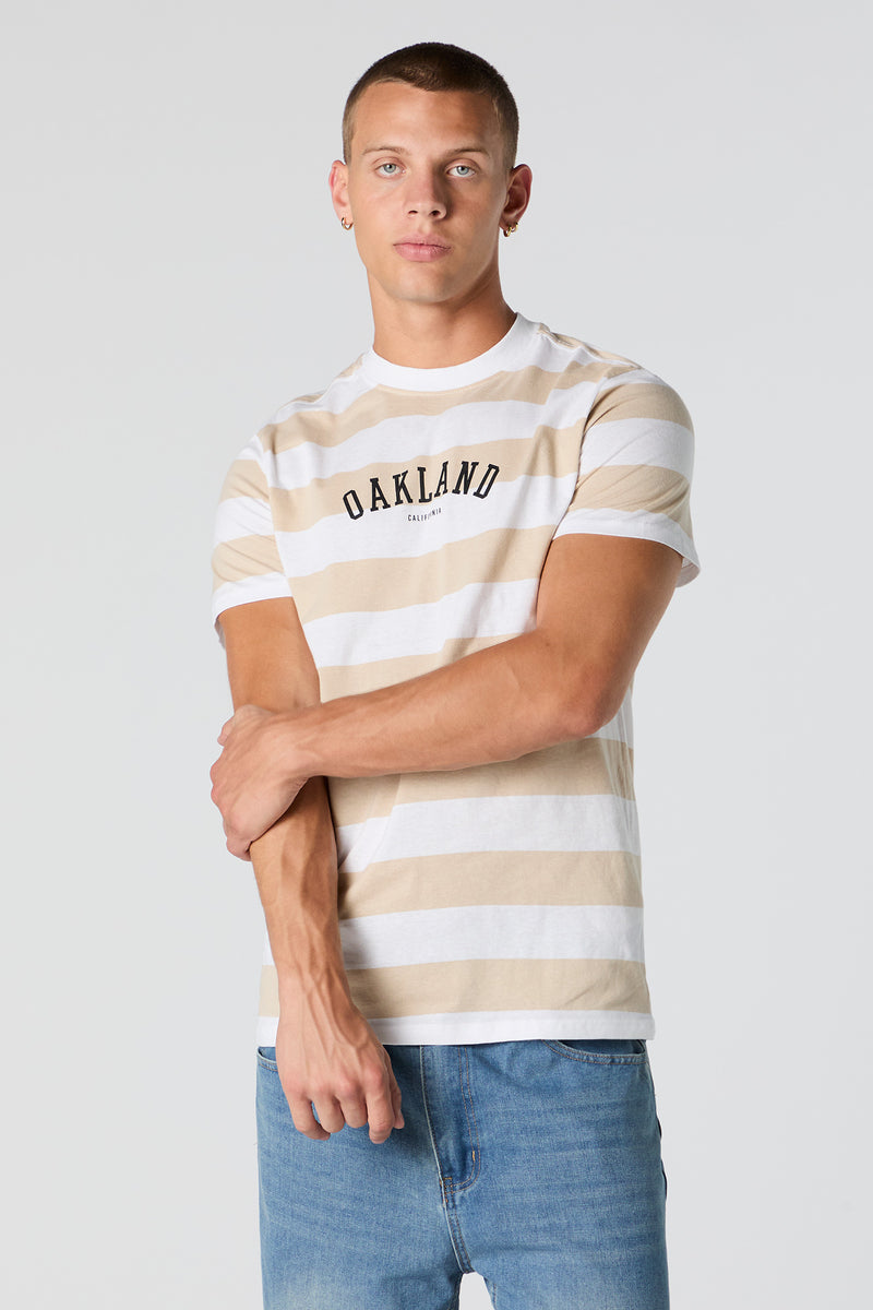 Oakland Graphic Striped -Shirt