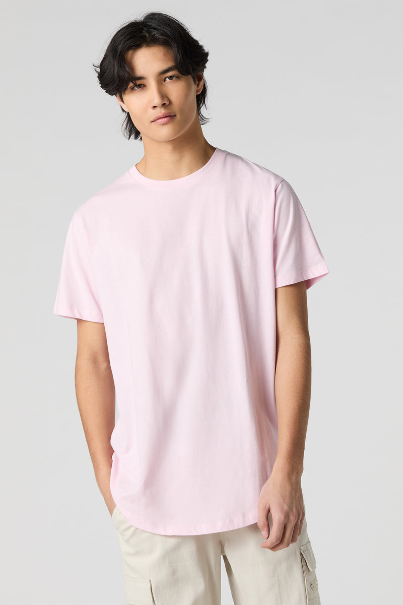Curved Hem T-Shirt