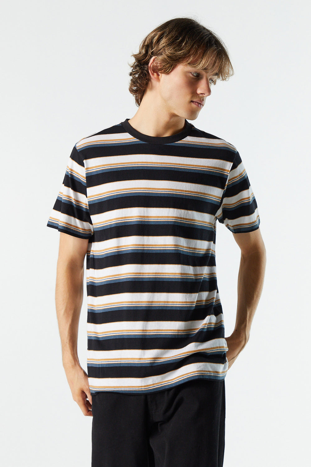 Striped Crewneck T-Shirt Striped Crewneck T-Shirt 4