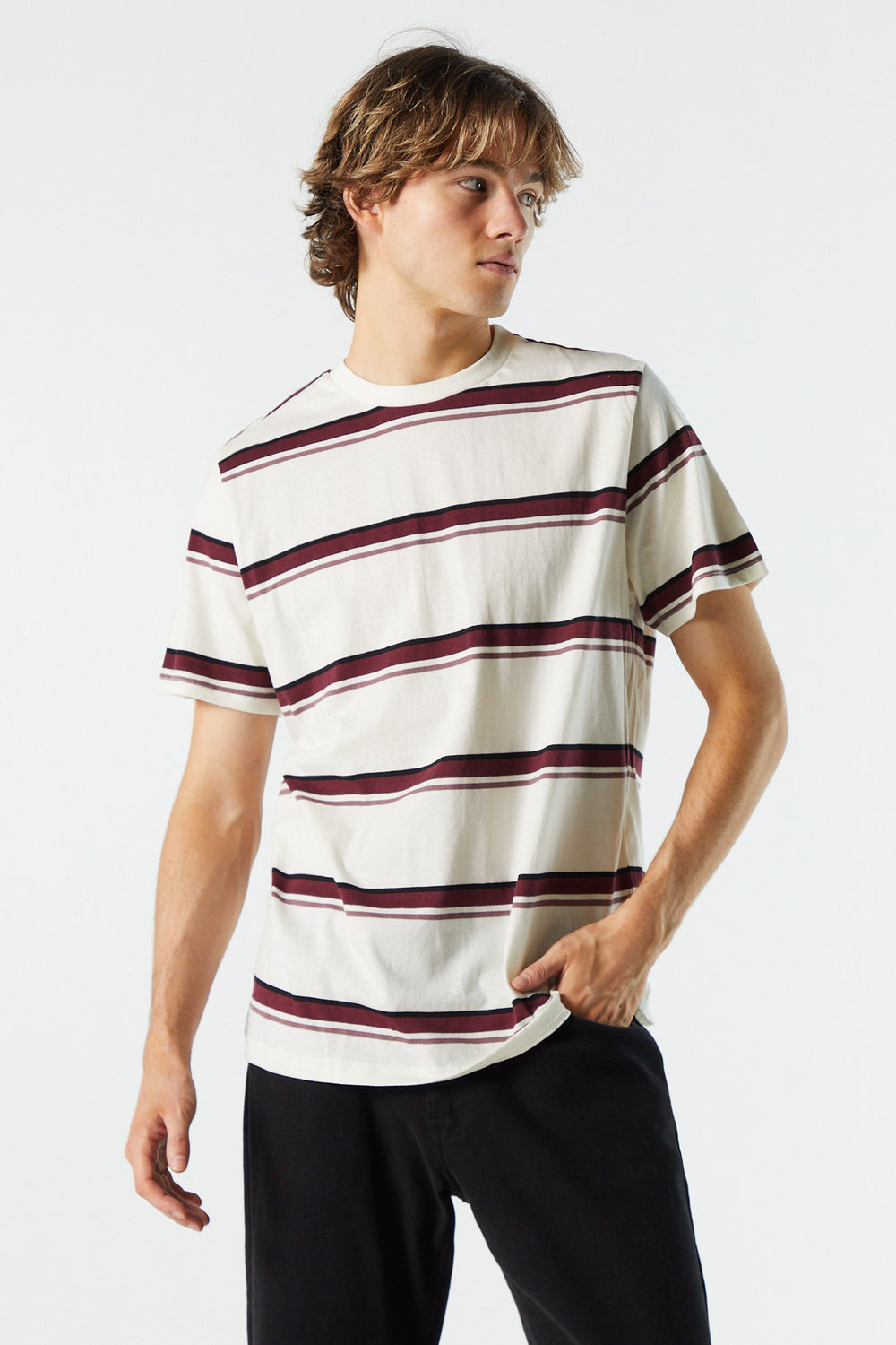 Striped Crewneck T-Shirt Striped Crewneck T-Shirt 7