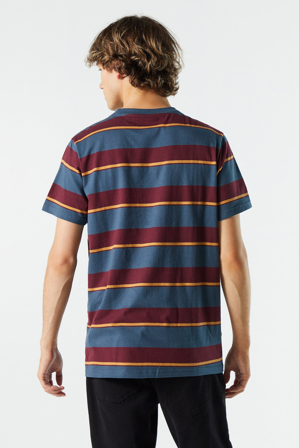 Striped Crewneck T-Shirt Striped Crewneck T-Shirt 2