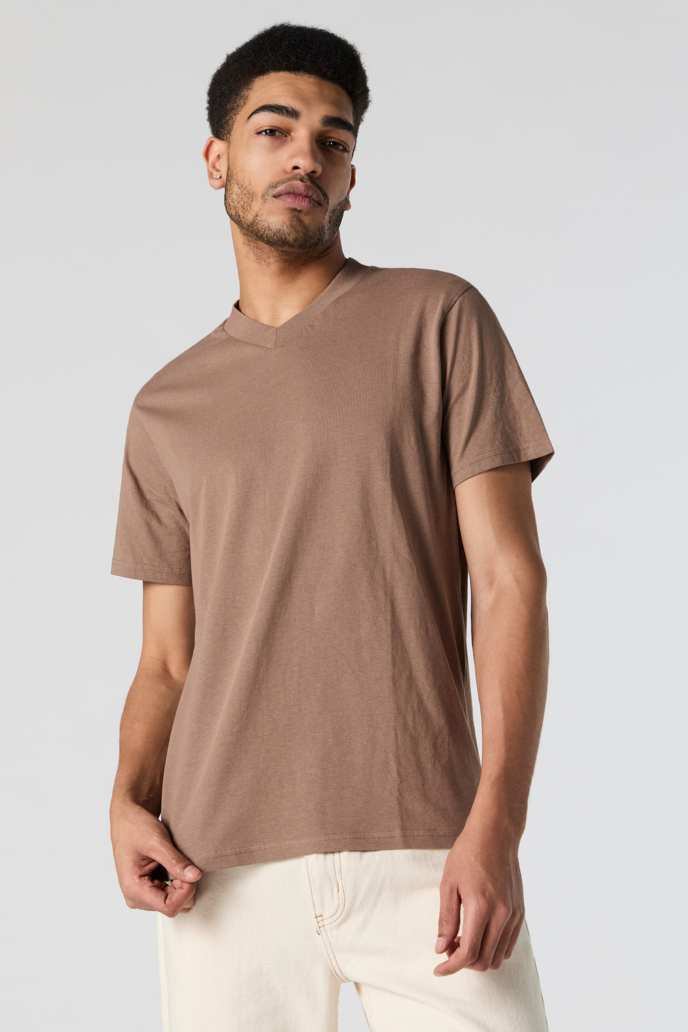 Solid V-Neck T-Shirt Solid V-Neck T-Shirt 16