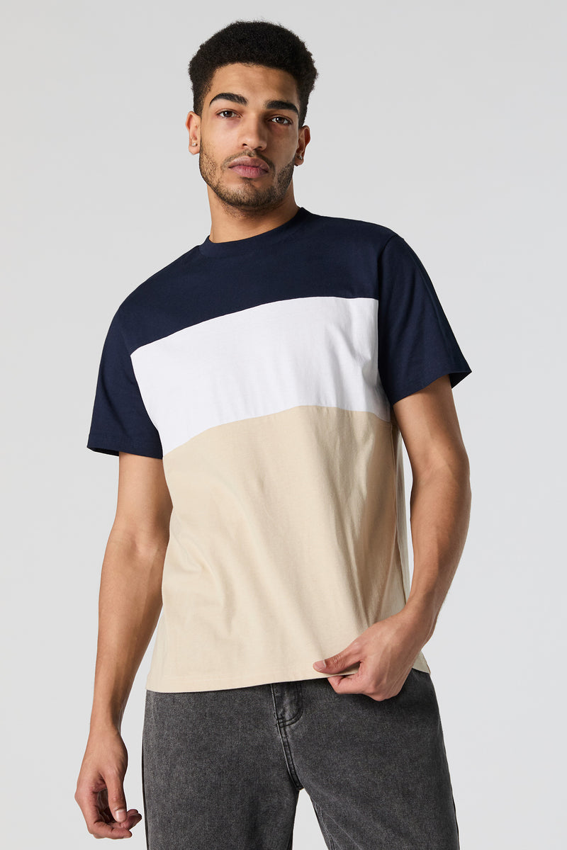 Colourblock Crewneck T-Shirt