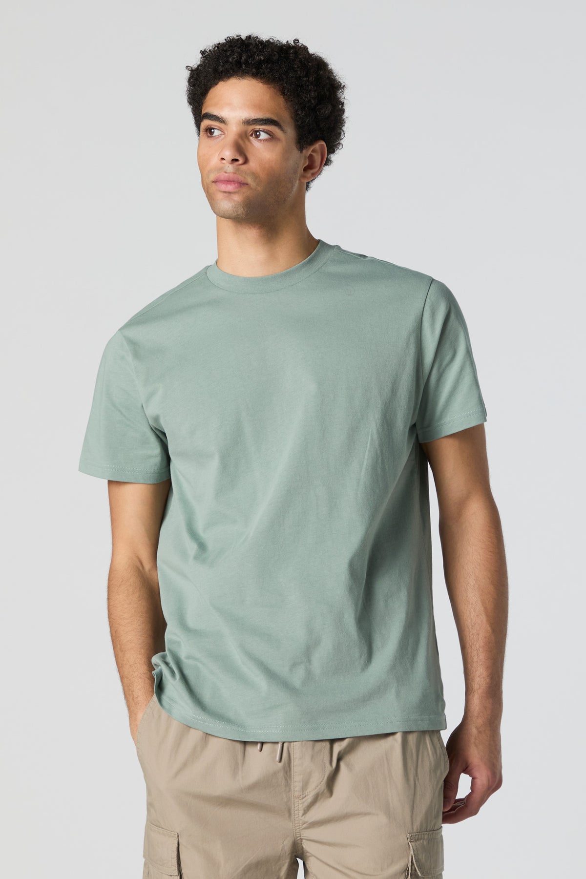 Solid Crewneck T-Shirt