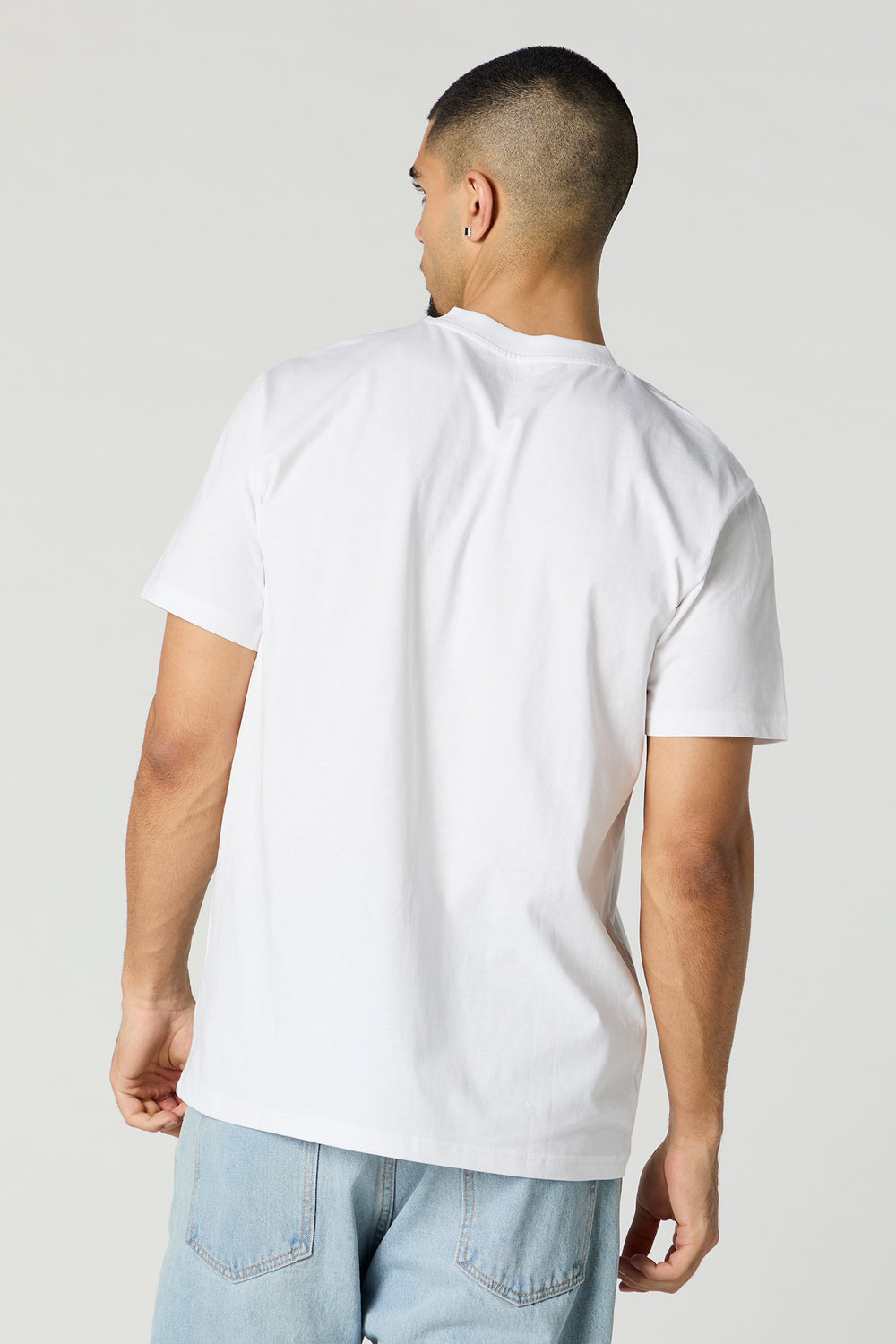 Solid V-Neck T-Shirt Solid V-Neck T-Shirt 2