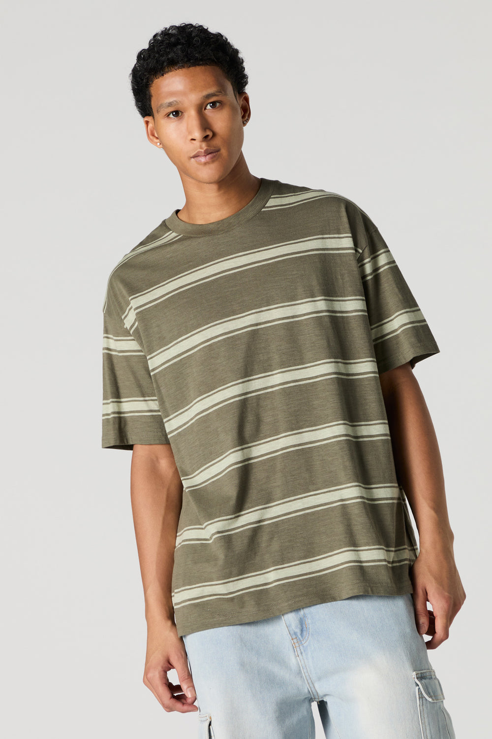 Striped Relaxed Crewneck T-Shirt Striped Relaxed Crewneck T-Shirt 10