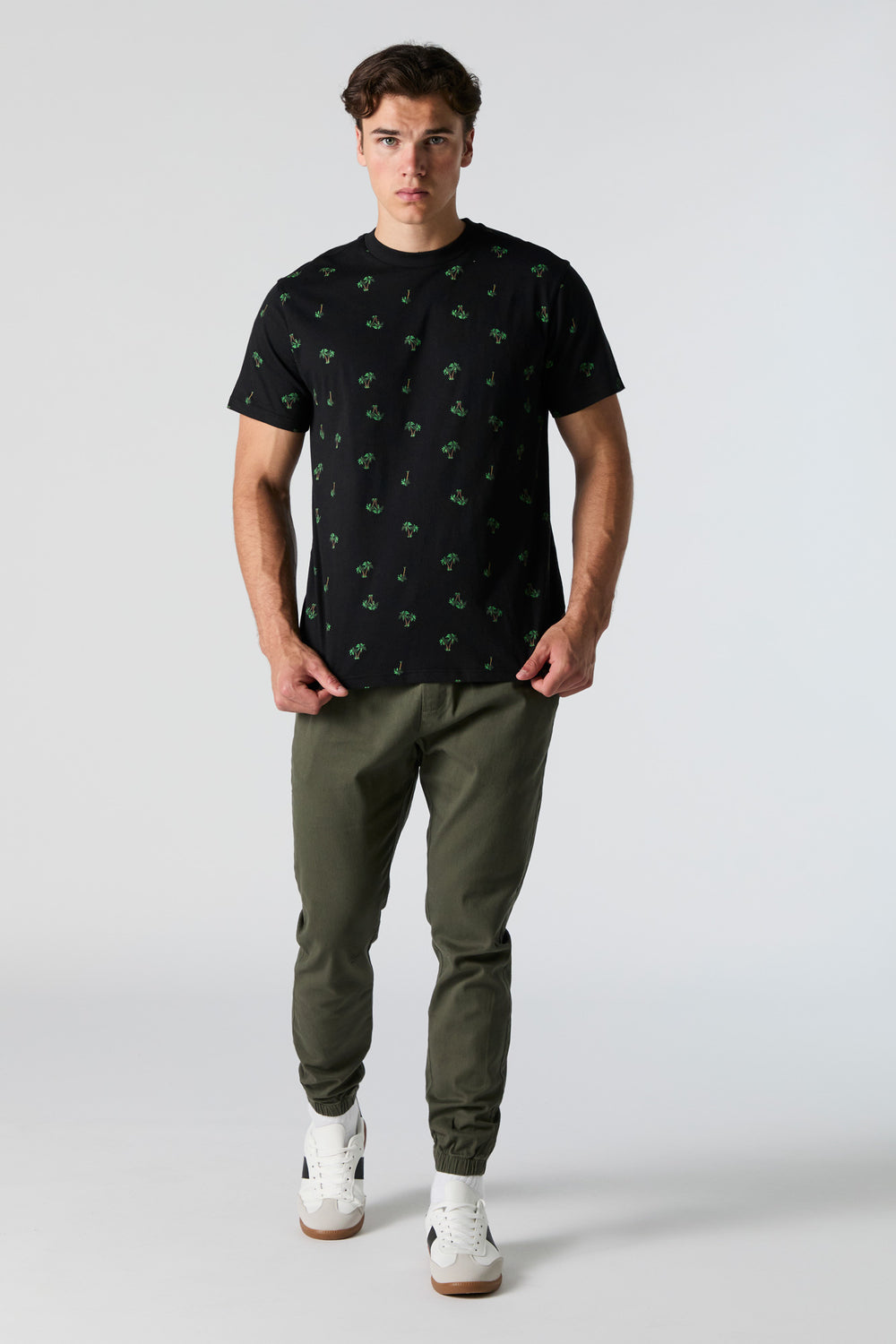 Palm Tree Ditsy Print T-Shirt Palm Tree Ditsy Print T-Shirt 3