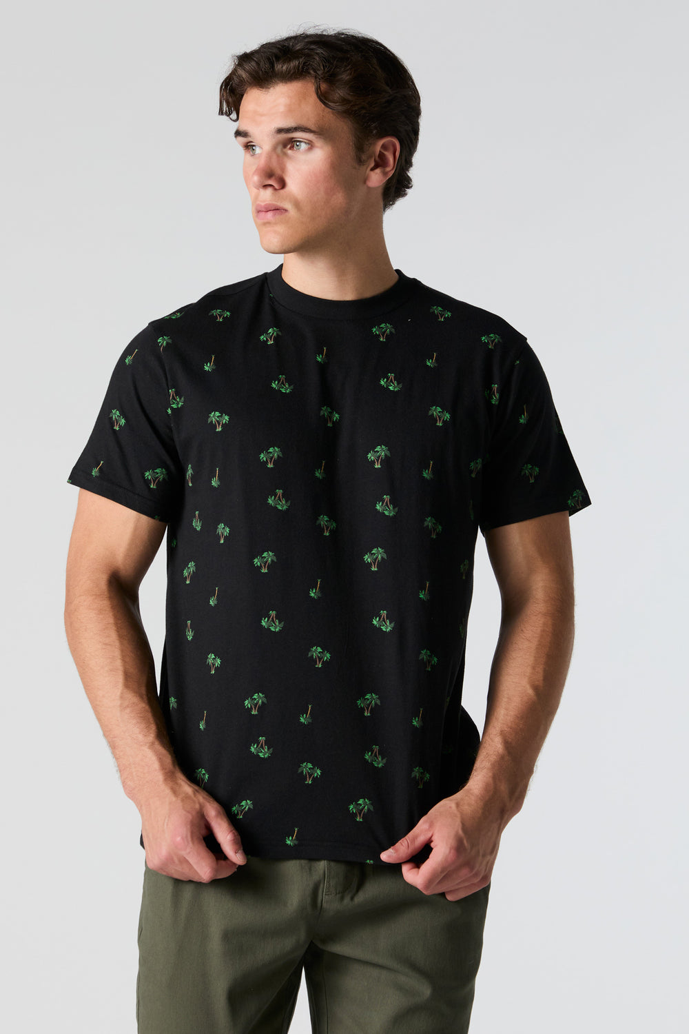 Palm Tree Ditsy Print T-Shirt Palm Tree Ditsy Print T-Shirt 1