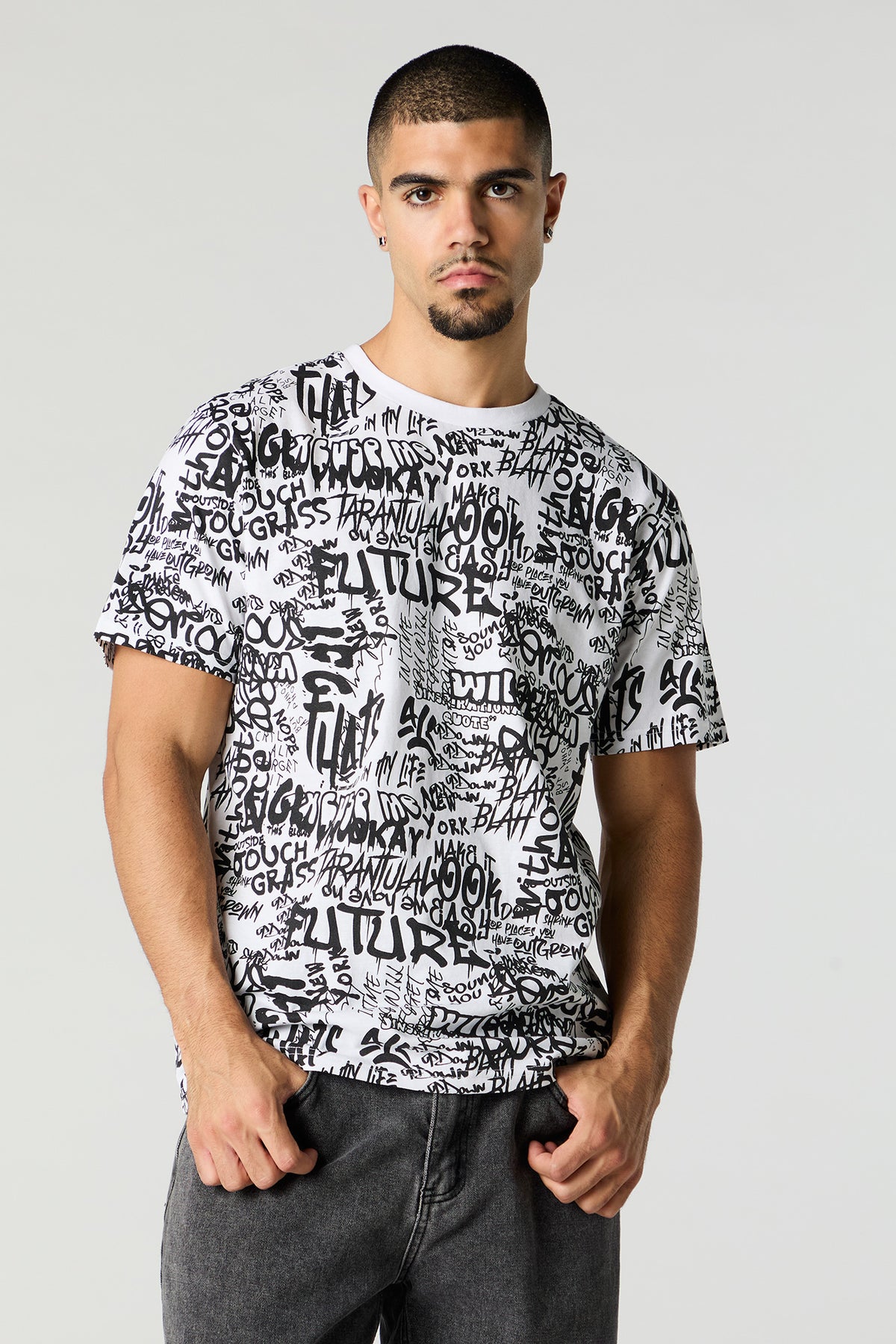 Graffiti Print T-Shirt