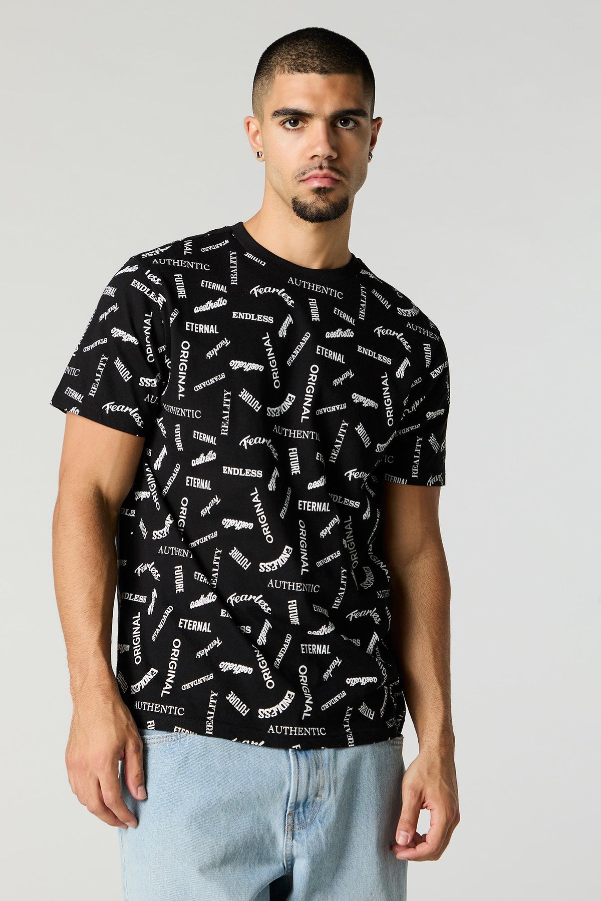 Script Print T-Shirt