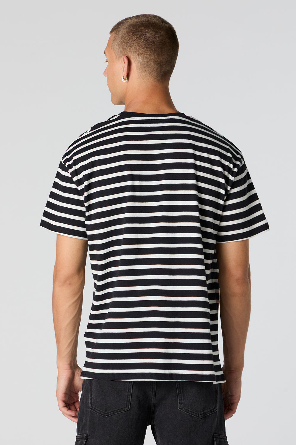 Striped Crewneck T-Shirt Striped Crewneck T-Shirt 2