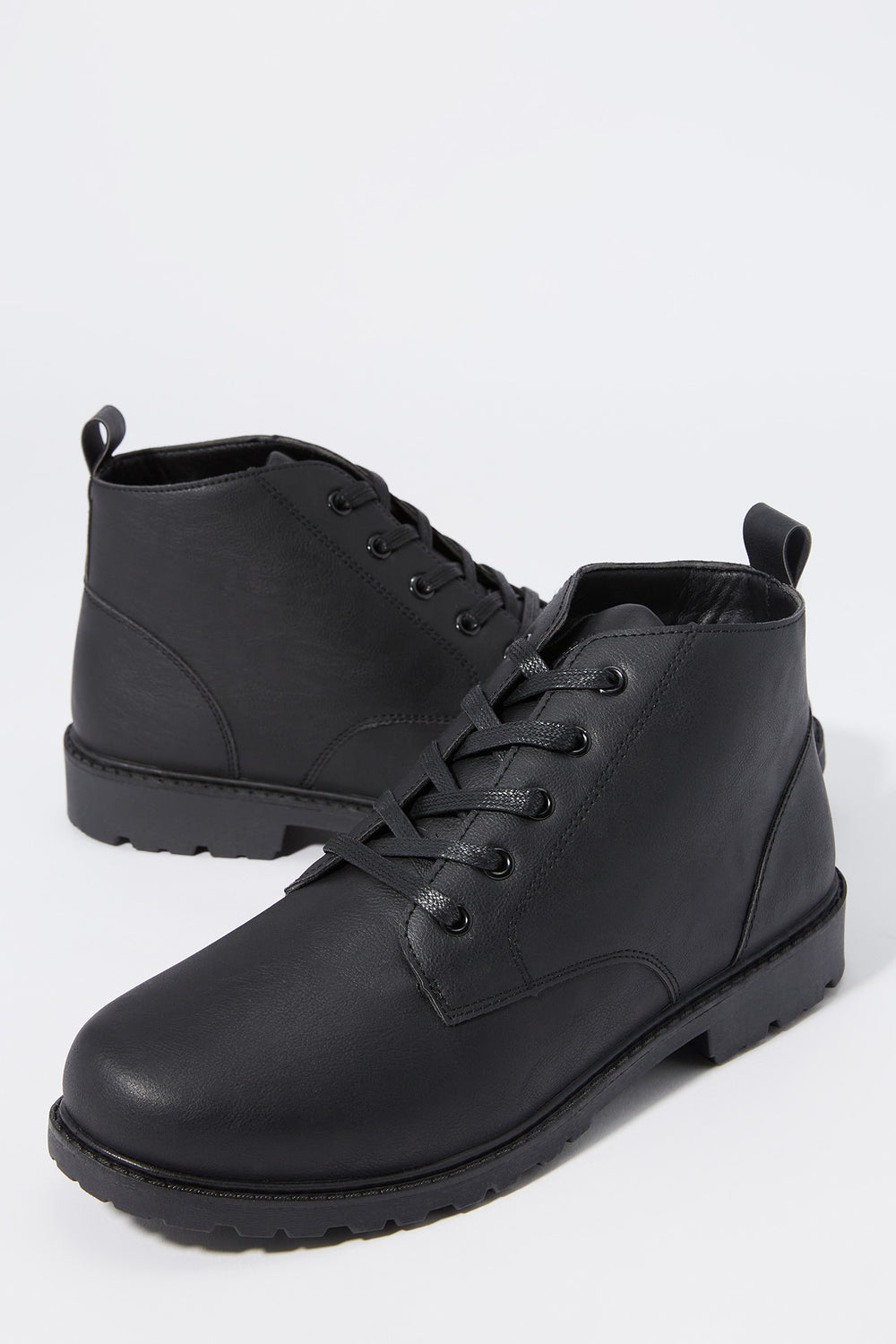 Faux Leather Chukka Boot Faux Leather Chukka Boot 4