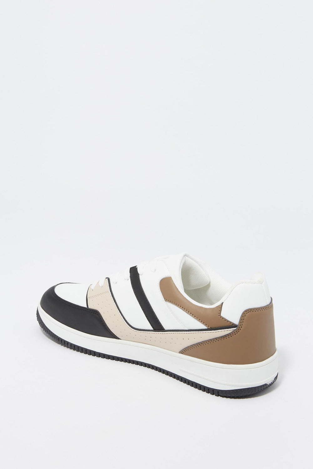 Tan Colour Block Low Top Casual Sneaker Tan Colour Block Low Top Casual Sneaker 4